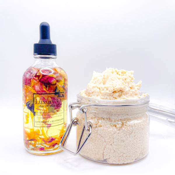 Body Polish + Luxe Oil Set