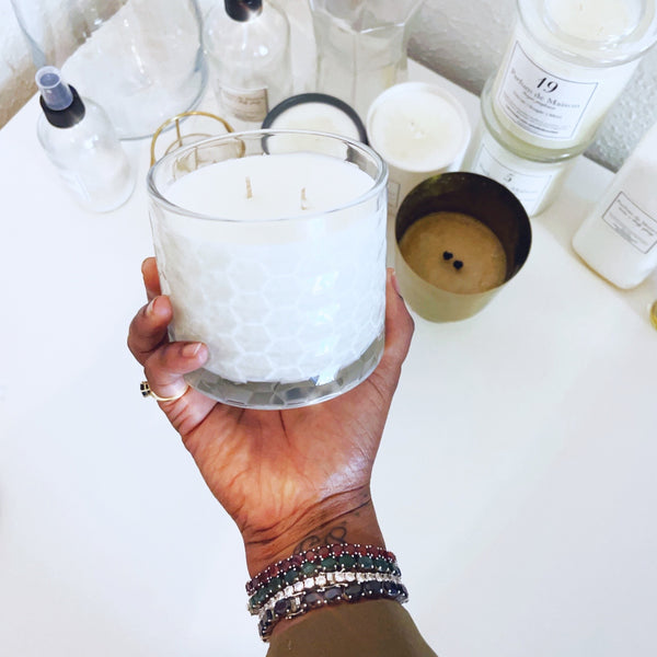 Limited Edition Candles: Hexagon Crystal