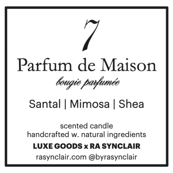 Large Bougie Parfumee