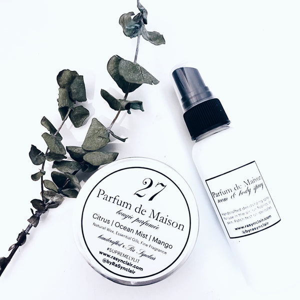The Mini Gift Set: 2oz. Scented Candle & Room Spray