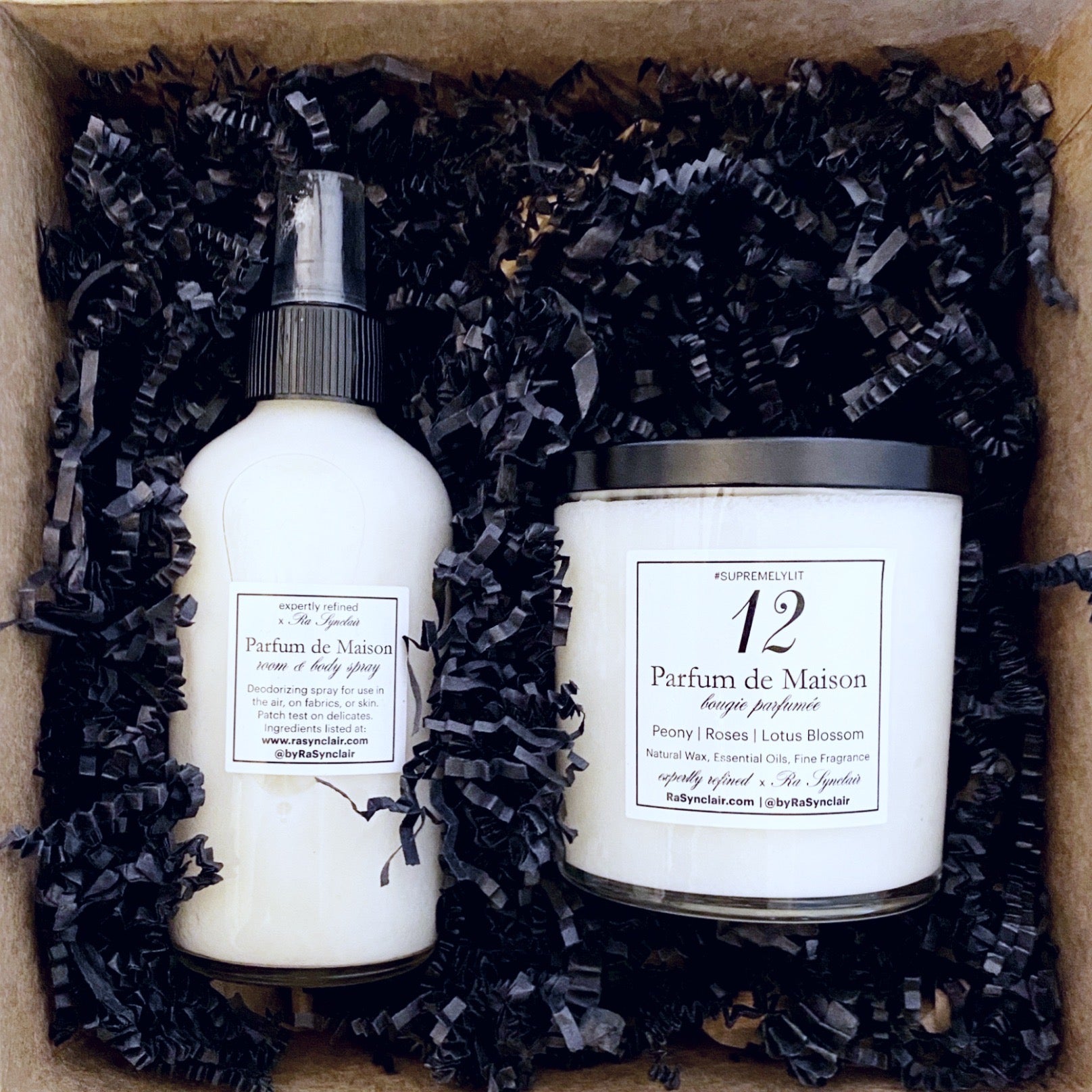 Classic Gift Set: 11 oz. Scented Candle & 8 oz. Room Spray