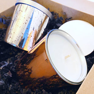 Limited Edition Candles: Mirror Metallic Vessels