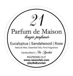 no. 21 Eucalyptus | Sandalwood | Rose
