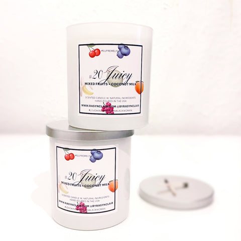 "Juicy" no. 20 Mixed Fruit | Coconut Milk Scented Candle