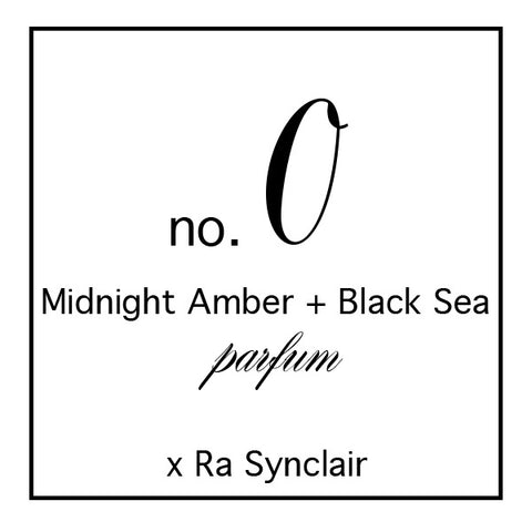 Fragrance no. 0 Midnight Amber | Black Sea