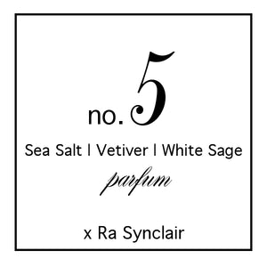 Fragrance no. 5 Sea Salt | Vetiver | White Sage