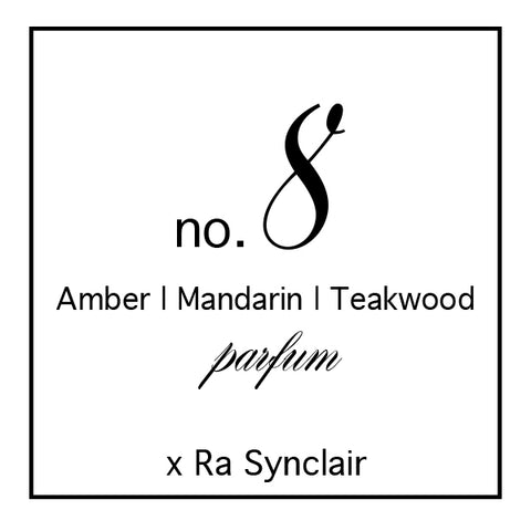 Fragrance no. 8 Amber | Mandarin | Teakwood